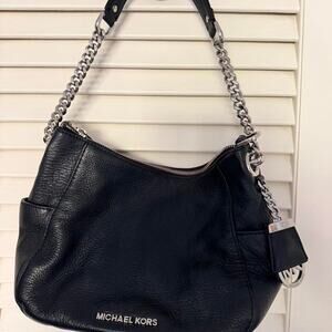 Michael kors leather shoulder bag
